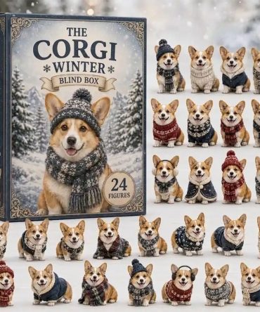 The Corgi Winter Blind Box Advent Calendar 2026 24 Days Xmas Tree Decoration Set Corgi Ornaments