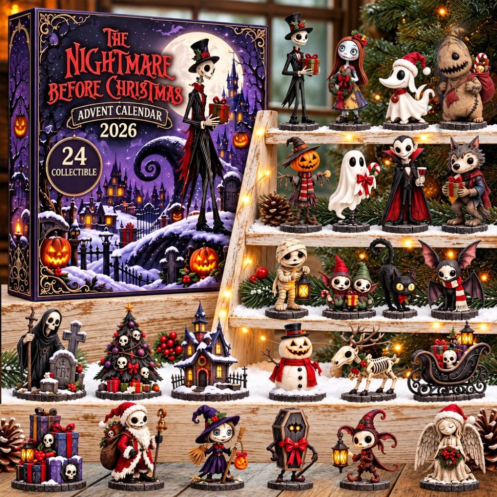The Nightmare Before Christmas Advent Calendar 2026 24 Day Holiday Ornament Collection