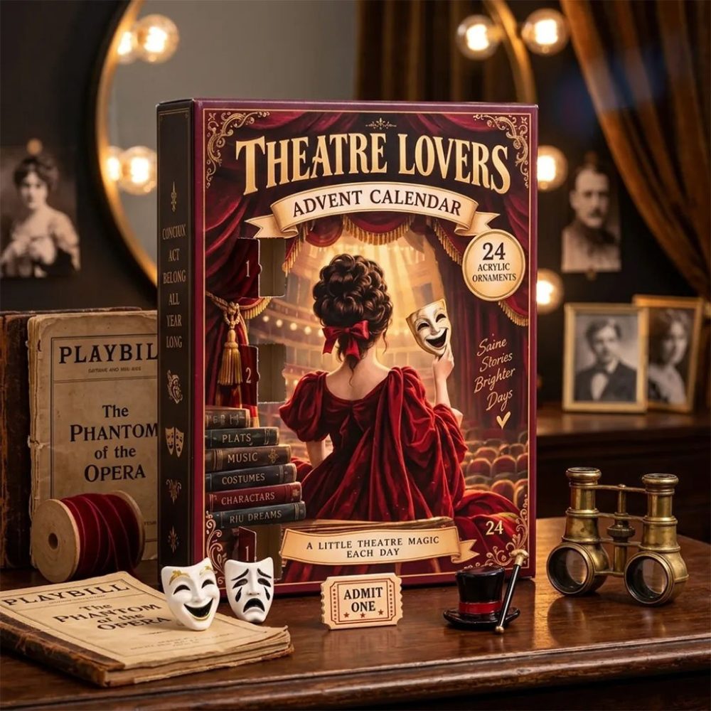 Theatre Lovers 2026 Advent Calendar 24 Days Christmas Tree Ornaments Holiday Decorations