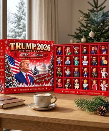 Trump 2026 Advent Calendar Christmas Countdown Political Christmas Ornaments Trump Merch