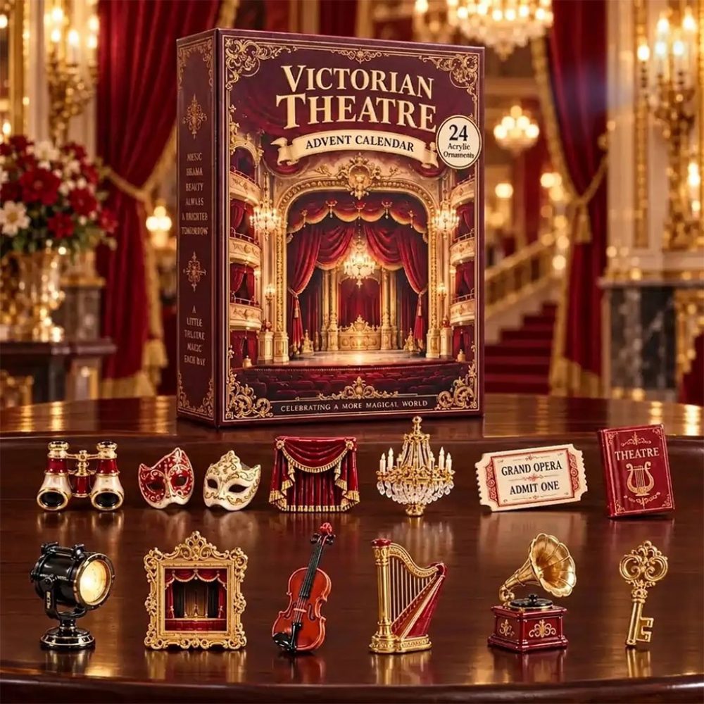 Victorian Theatre 2026 Advent Calendar Christmas Ornament Collection Gifts For Theatre Lovers