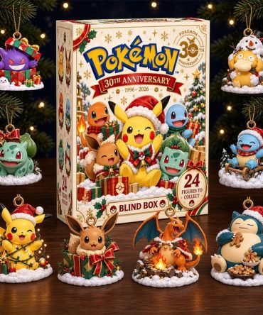 Pokemon 30Th Anniversary Advent Calendar 24 Days Christmas Tree Ornaments Pokemon Fan Gifts