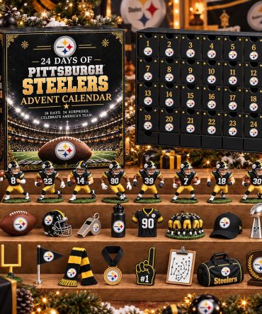 Pittsburgh Steelers 24 Days Christmas Advent Steelers Pride Merch Gift For Fan, 3D Acrylic Collectibles
