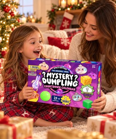 Dumpling Squishy Advent Calendar 2026 Christmas Eve Countdown Xmas Gifts For Bff, 3D Acrylic Collectibles