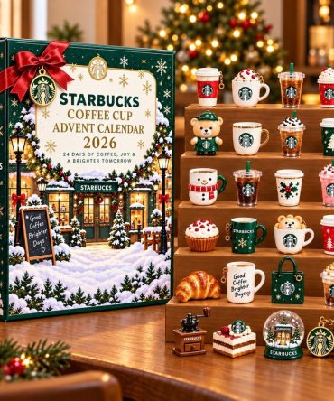 Starbucks Coffee Cup Advent Calendar 2026 24 Acrylic Charms Blind Box Starbucks Fans Gift, 3D Acrylic Collectibles