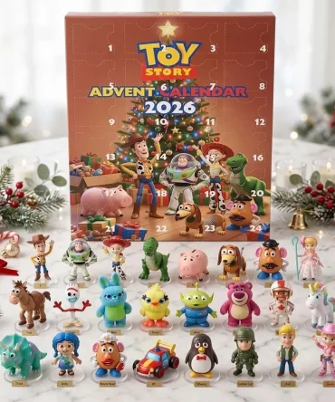 Disney Pixar Toy Story 2026 Christmas Advent Calendar Xmas Presents For Toy Story Lovers, 3D Acrylic Collectibles