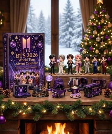 Bts 2026 World Tour Advent Calendar Purple Christmas Ornament Bts Merch Kpop Gift For Army