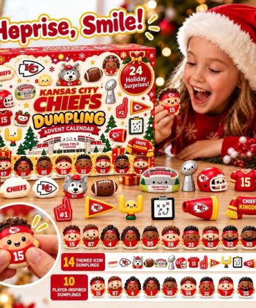 Kansas City Chiefs Advent Calendar Holiday Surprises Christmas Ornament Kc Chiefs Merch