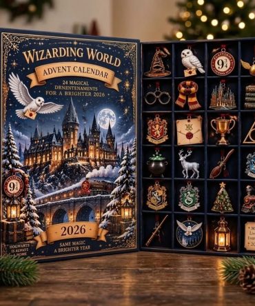 Wizarding World 2026 Advent Calendar Harry Potter Christmas Ornament Gift For Potterhead