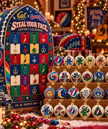 Cal Bears X Grateful Dead Steal Your Face Advent Calendar 2026 Christmas Countdown 24 Ornaments
