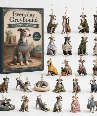 Greyhound Advent Calendar 2026 Sighthound Lovers 24 Day Xmas Ornaments Gifts For Christmas