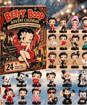 Betty Boop Advent Calendar 24 Days Christmas Tree Ornaments Betty Boop Merch Xmas Gift For Her