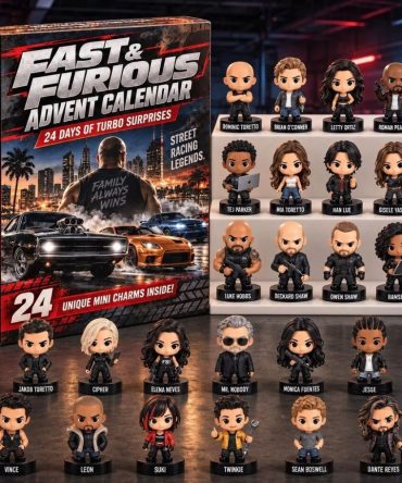 Fast And Furious Advent Calendar 24 Days Of Turbo Christmas Ornament Surprise Box Fan Gifts