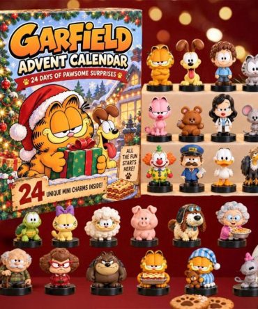 Garfield Advent Calendar 24 Days Of Pawsome Christmas Ornaments Garfield Merch Xmas Keepsake