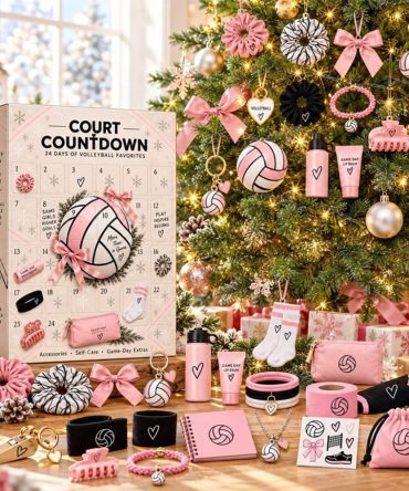 Volleyball Girl Advent Calendar Game Day Christmas Ornaments Cute Gift For Volleyball Lovers