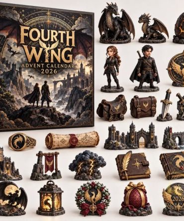 Fourth Wing Advent Calendar 2026 Christmas Tree Ornaments Basgiath Dragon Rider Fantasy Decor