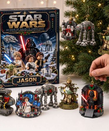 Custom Star Wars Legend Cosmic Art Advent Calendar Christmas Ornaments Star Wars Merch Gifts