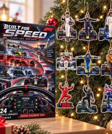 Formula 1 Racing Legends Advent Calendar Christmas Ornament Blind Box Gifts For Speed Lovers
