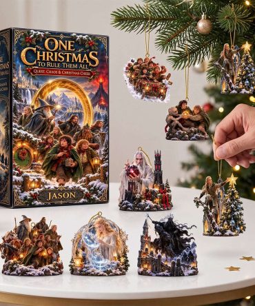 Custom Lord Of The Ring Advent Calendar One Christmas To Rule Them All Blind Box Lotr Merch