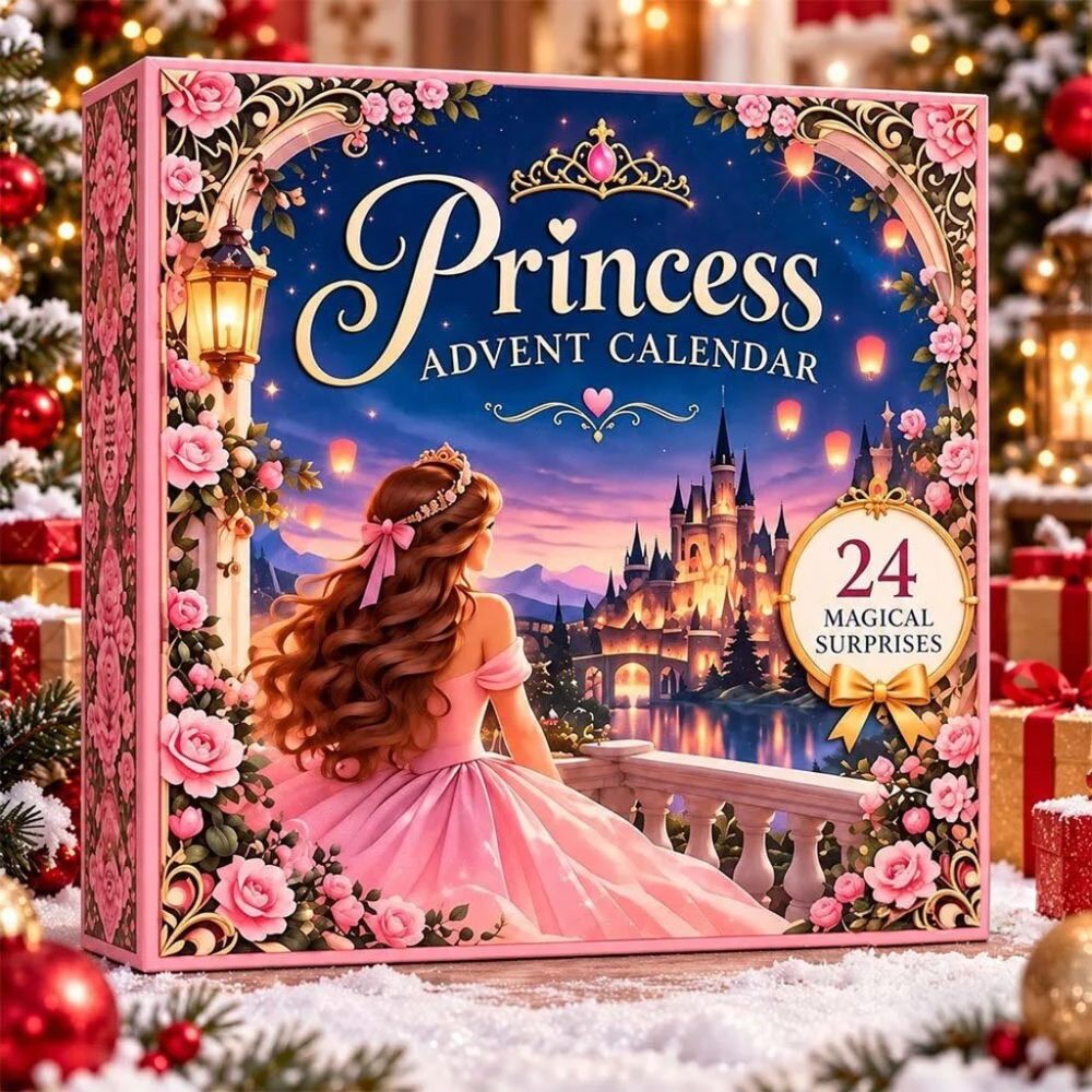 Princess Advent Calendar 2026 24 Magical Surprises Christmas Ornaments Xmas Gift For Daughters