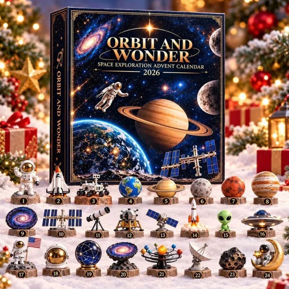Orbit And Wonder Advent Calendar 2026 Space Exploration Christmas Ornaments Gifts For Son