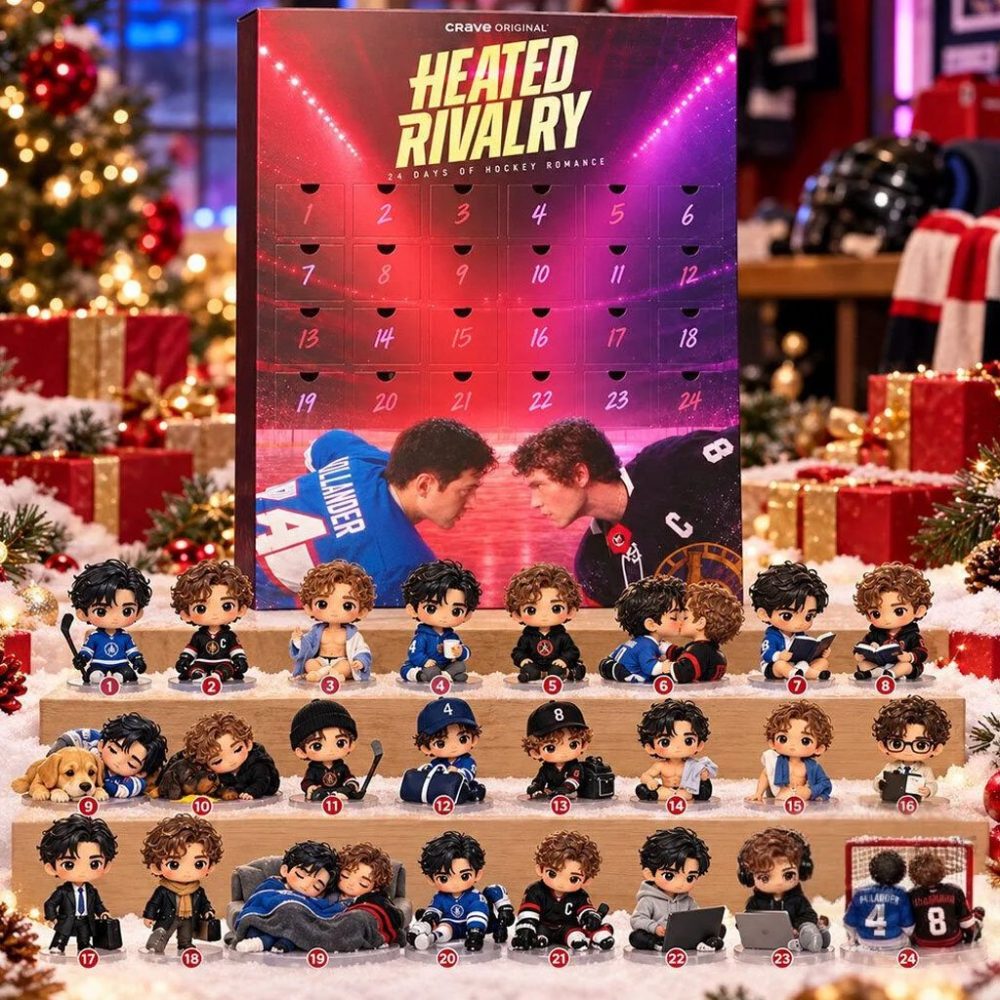 Heated Rivalry Christmas Advent Calendar 2026 Hockey Romance Ornaments Heated Rivalry Merch