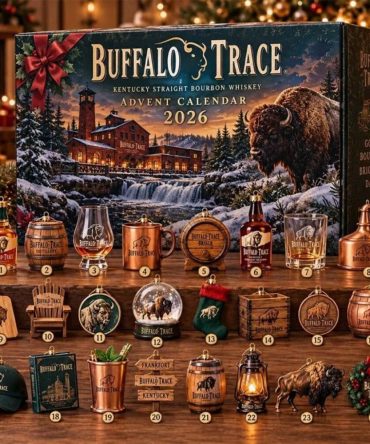 Buffalo Trace Advent Calendar 2026 Kentucky Straight Bourbon Whiskey Christmas Tree Ornament