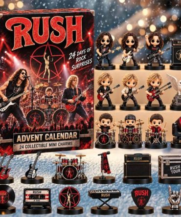 Rush Advent Calendar 24 Days Of Rock Surprise Christmas Ornaments Rush Band Merch Decor