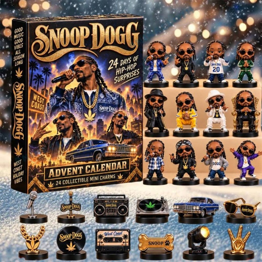Snoop Dogg Advent Calendar 24 Days Of Hip Hop Surprise Christmas Ornaments Snoop Dogg Merch