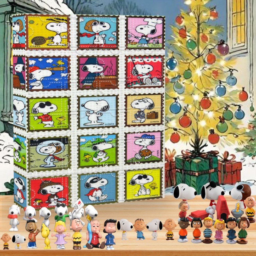 Peanuts Snoopy And Friends Christmas Advent Calendar 2026 Christmas Countdown Gift For Her, 3D Acrylic Collectibles