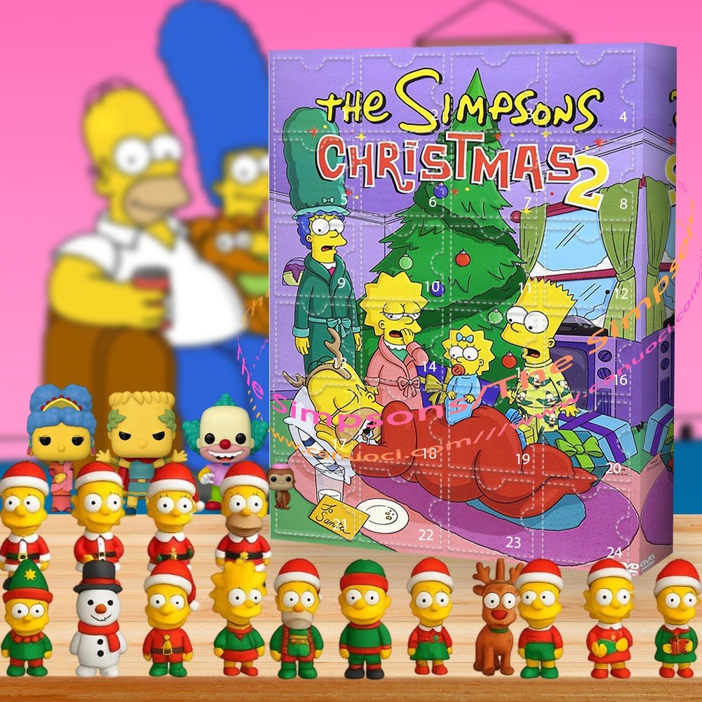 The Simpsons It’S Comfort Tv With A Hilarious Edge Advent Calendar Christmas Countdown Gifts, 3D Acrylic Collectibles