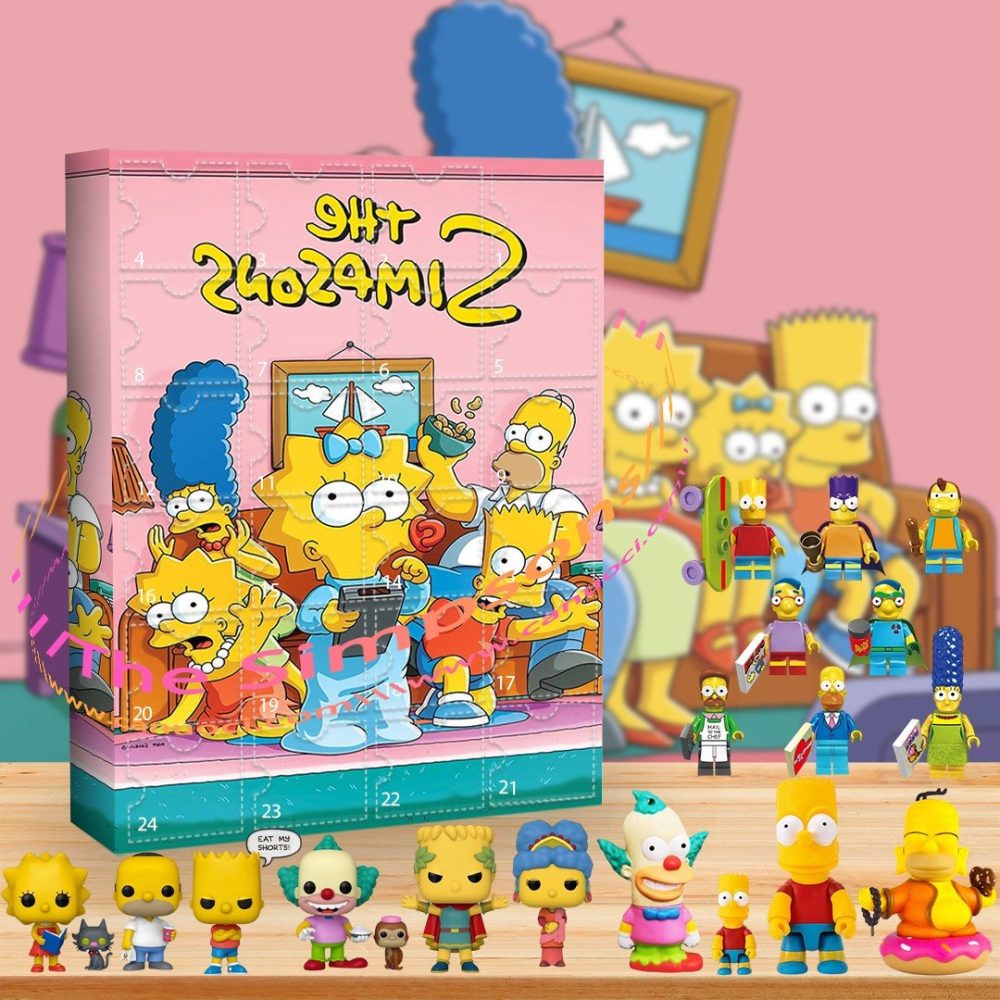 The Simpsons Quoting The Simpsons Is A Lifestyle Advent Calendar 24 Day Holiday Countdown, 3D Acrylic Collectibles