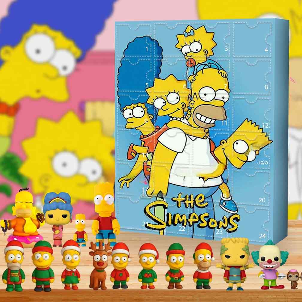The Simpsons The Jokes Are Timeless Advent Calendar 24 Day Xmas Countdown Gift Guide, 3D Acrylic Collectibles