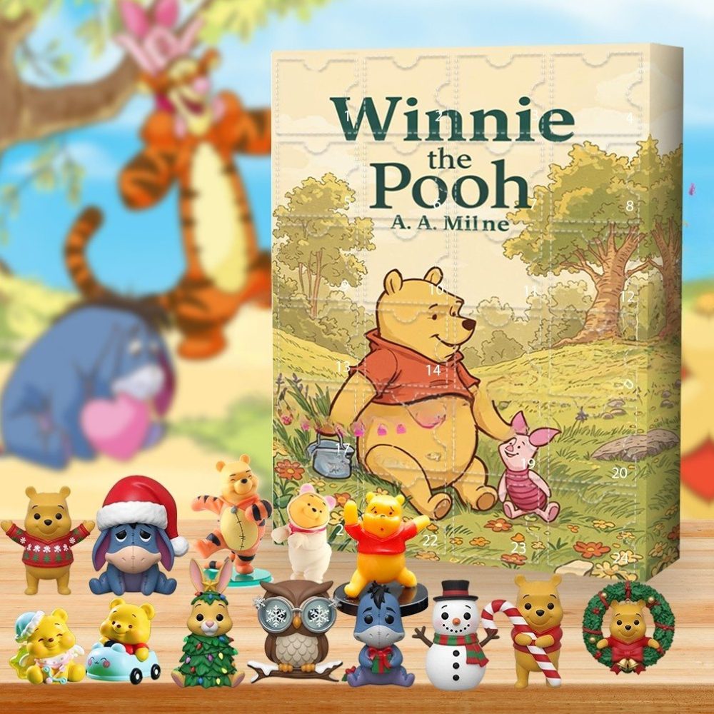 Winnie The Pooh His Oh Bother Is Iconic Advent Calendar Christmas Countdown Best Gift Idea, 3D Acrylic Collectibles