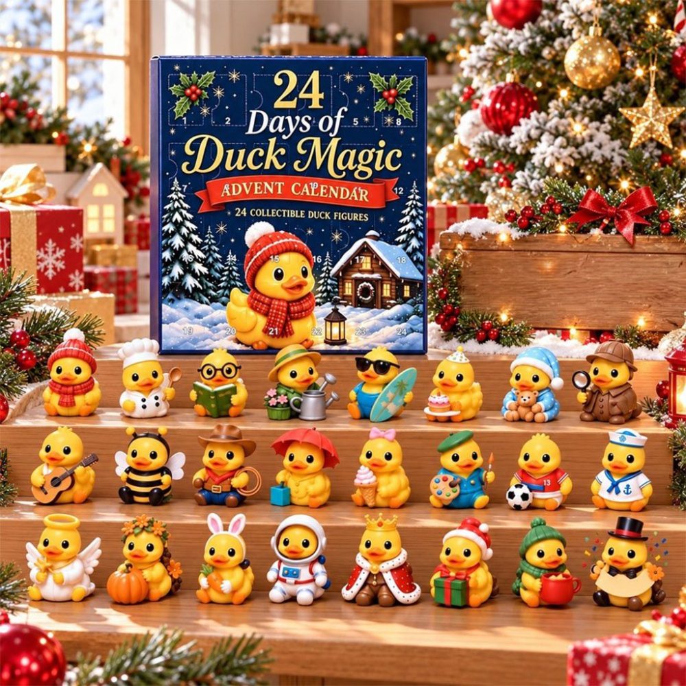 24 Days Of Duck Magic Advent Calendar Cute Animal Christmas Ornament Gift For Duck Lovers