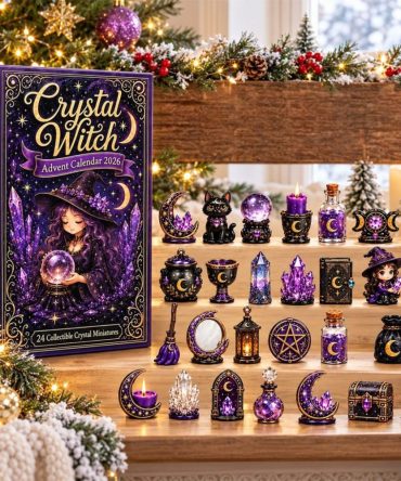 Crystal Witch Advent Calendar 2026 Surprises Christmas Ornaments Holiday Gift For Sisters
