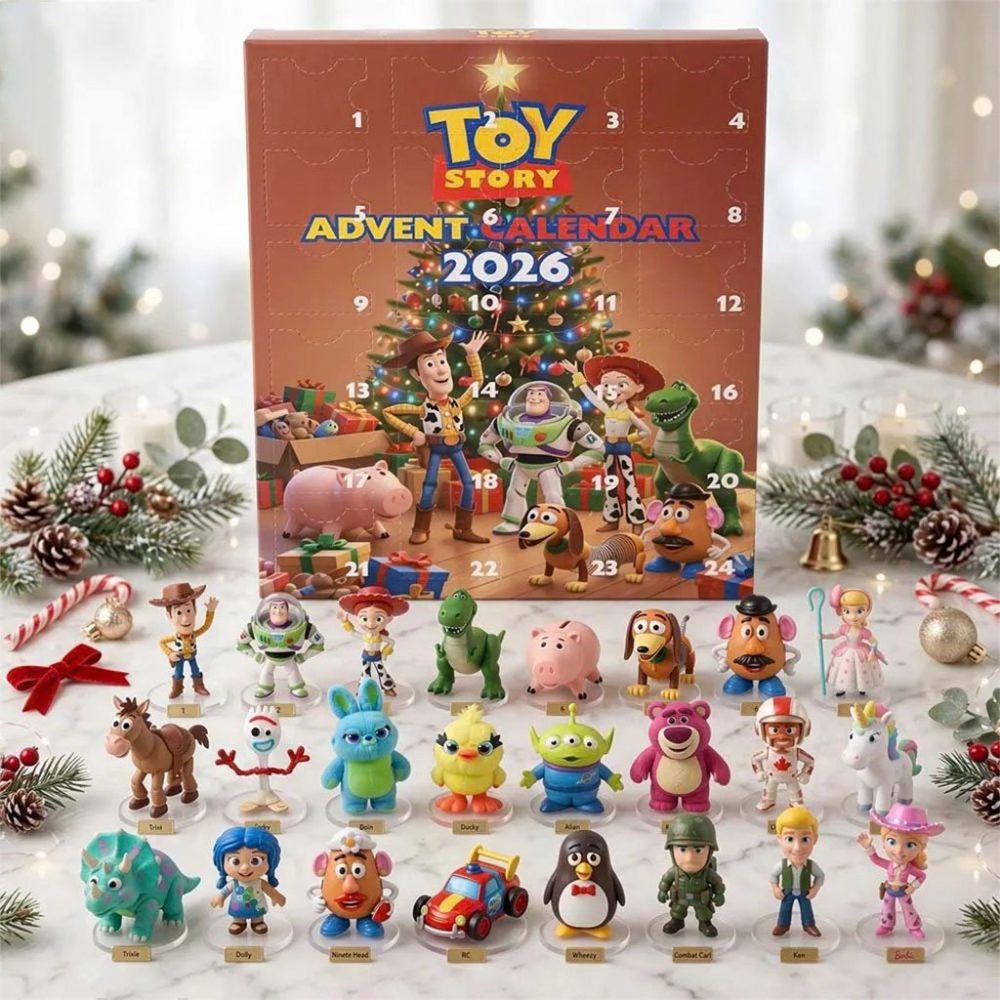 Disney Pixar Toy Story Advent Calendar Cartoon Character Christmas Ornaments Toy Story Merch