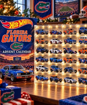 Florida Gators Hot Wheels Advent Calendar Christmas Tree Ornaments Florida Gators Merch Decor