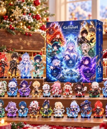 Genshin Impact Advent Calendar Countdown Box Christmas Tree Ornament Gift For Video Game Lovers