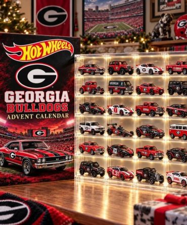 Georgia Bulldogs Hot Wheels Advent Calendar 2026 Holiday Countdown Christmas Ornaments
