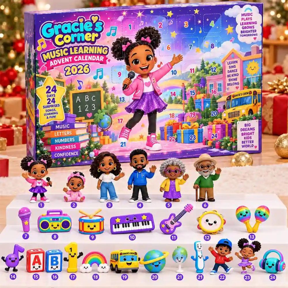 Gracie'S Corner Music Learning Advent Calendar 2026 Youtube Christmas Ornaments Gift For Kids