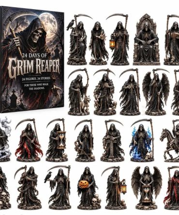 Grim Reaper Advent Calendar 2026 Spooky Ornaments Halloween Gifts For Friends