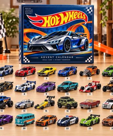 Hot Wheels Advent Calendar 24 Days Of Racing Christmas Ornaments Hot Wheels Merch Gift For Kids