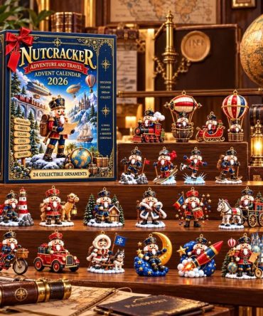 Nutcracker Adventure And Travel 2026 Advent Calendar Countdown Box Christmas Ornaments Gifts
