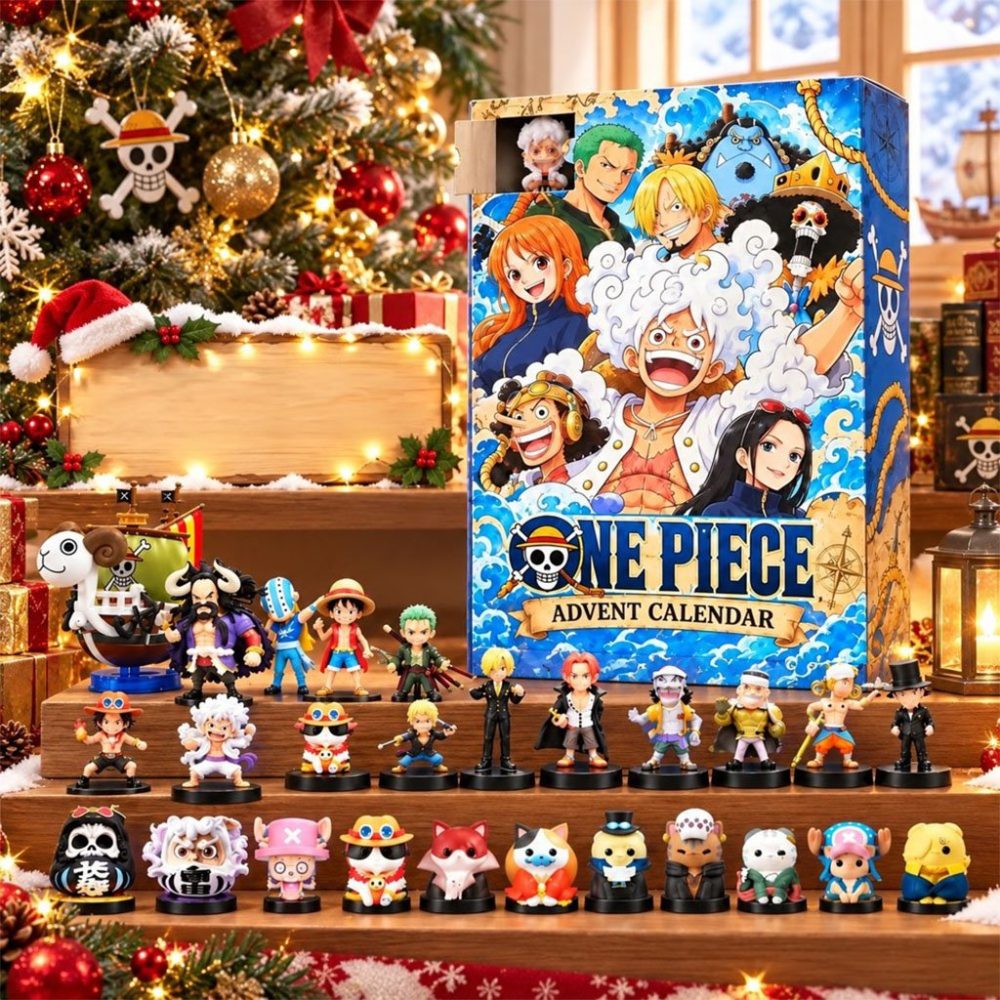 One Piece Advent Calendar 24 Days Of Christmas Ornament One Piece Merch Anime Fan Gifts