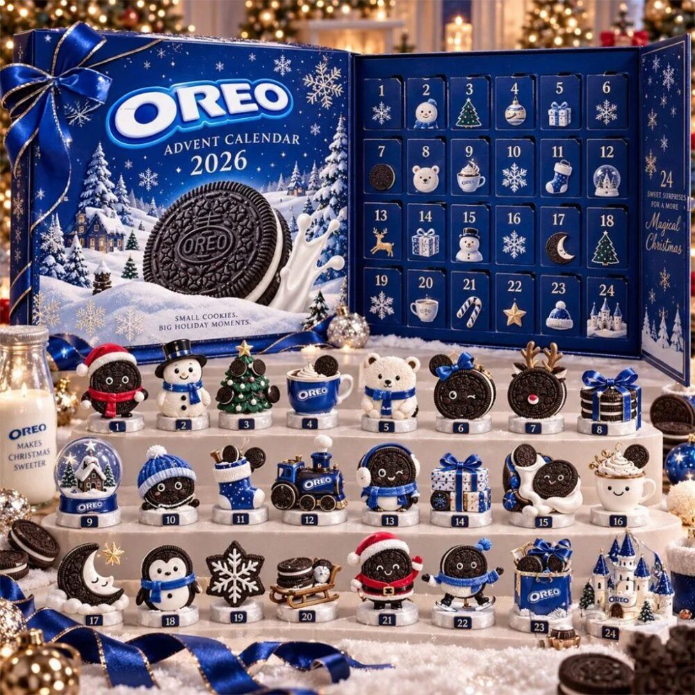 Oreo Advent Calendar 2026 Cookies Christmas Ornaments Oreo Merch Xmas Gifts For Friends
