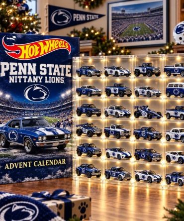 Penn State Nittany Lions Hot Wheels Advent Calendar Christmas Ornament Nittany Lions Merch