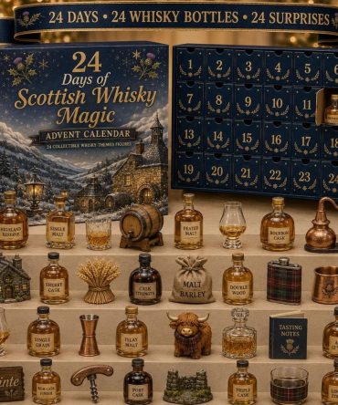 Scottish Whisky Magic Advent Calendar Christmas Ornaments Countdown Box Xmas Gifts For Dad