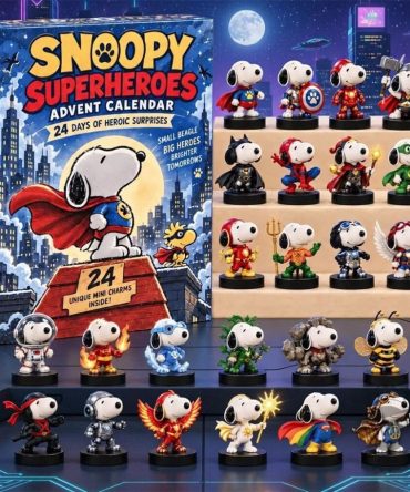 Snoopy Superhero Christmas 2026 Advent Calendar Heroic Surprise Christmas Ornament Snoopy Merch