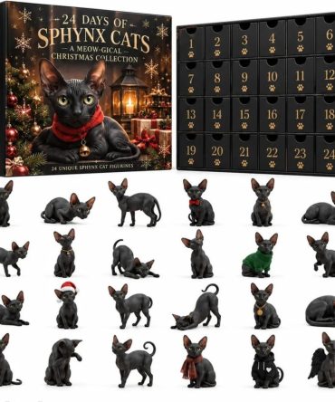 Sphynx Cats Advent Calendar 2026 A Meow Gical Christmas Ornaments Gift For Sphynx Lovers